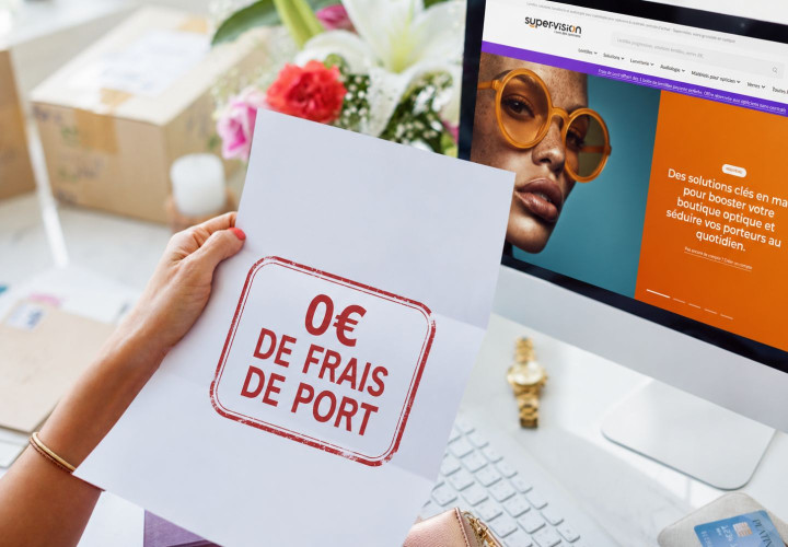 FRAIS DE PORT OFFERTS aux opticiens indépendants hors centrale d'achat en France métropolitaine.