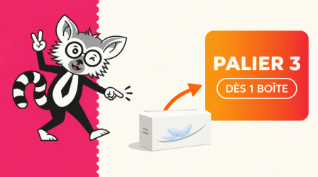 En octobre (2026), profitez du tarif palier 3 dès la première boîte !